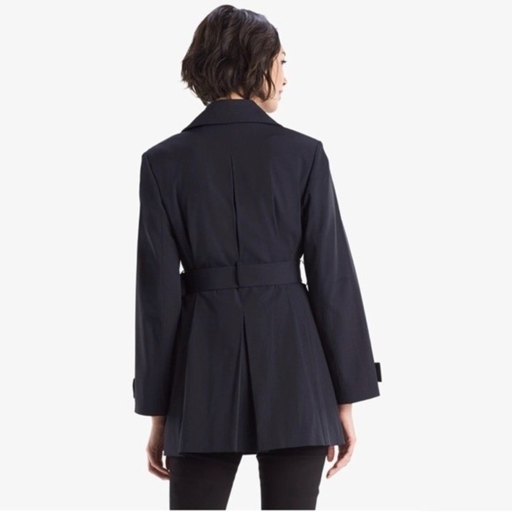 MM LAFLEUR Virgin Wool Mercer Parka belted double breasted blazer jacket size XS - Picture 6 of 13
